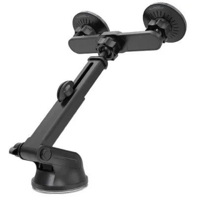 Porodo Dax-l Dual Magsafe Car Phone Mount Adjustable Telescopic Arm _ Black
